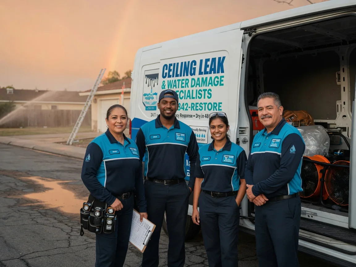 Ceiling Leak Cleanup company in New Hill, NC